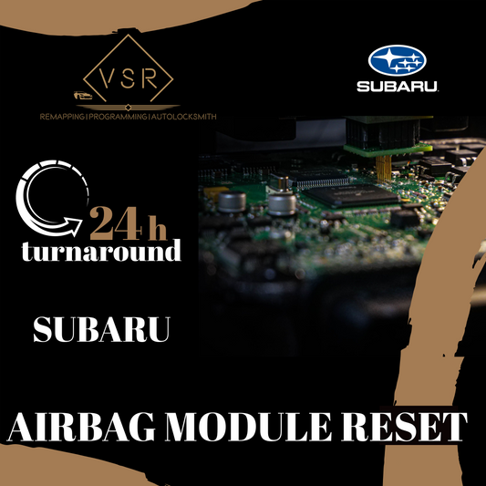 Subaru SRS Airbag Module Reset